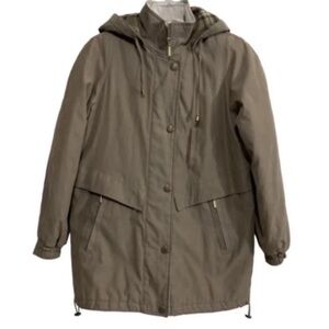 Braetan Winter Coat With Detachable Hood Womens Size Medium Brown